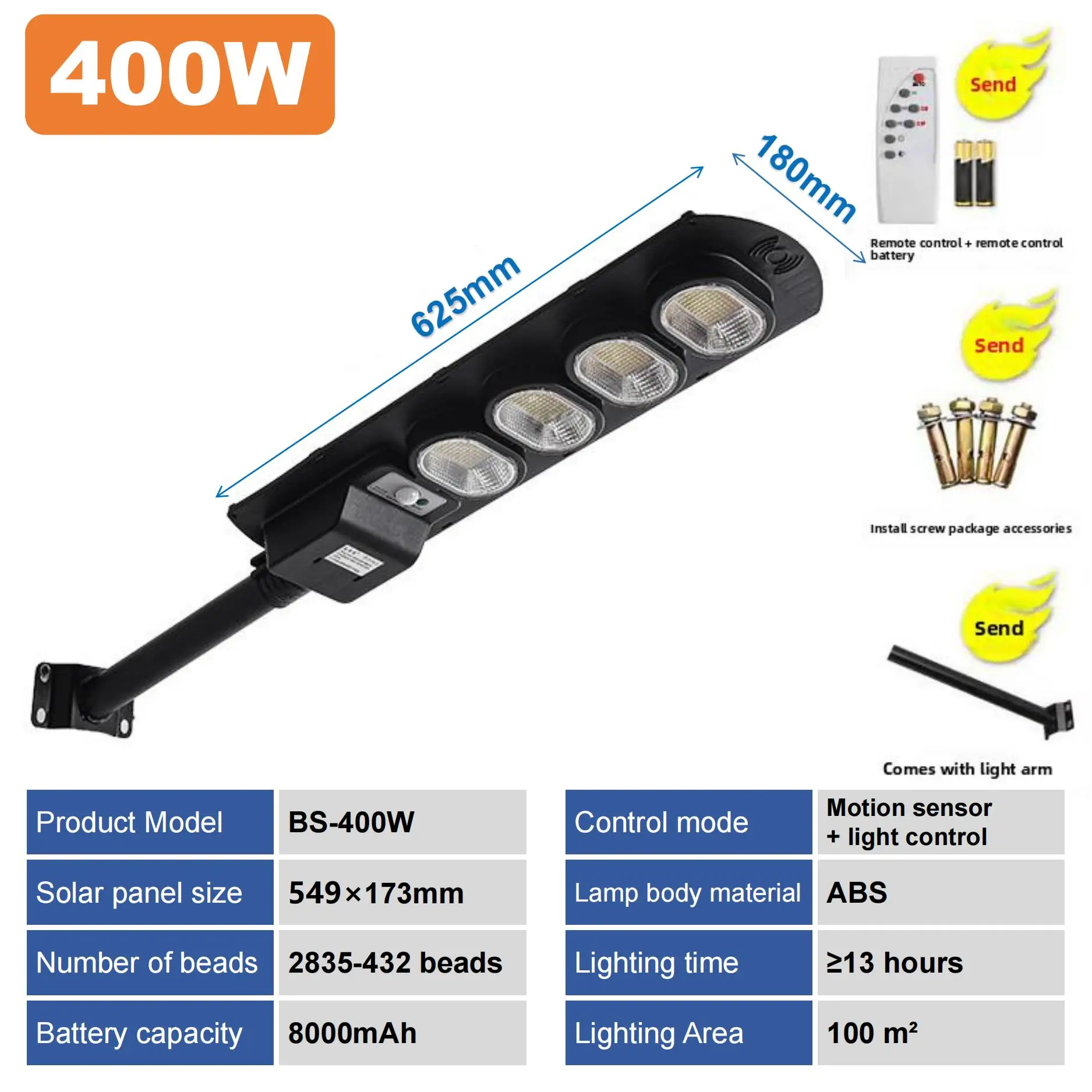 20000LM High Power LED Solar Light Motion Sensor Wide Angle Spotlight Outdoor Waterproof Decoration Courtyard Street Wall Lamp
20000LM High Power LED Solar Light Motion Sensor Wide Angle Spotlight Outdoor Waterproof Decoration Courtyard Street Wall Lamp