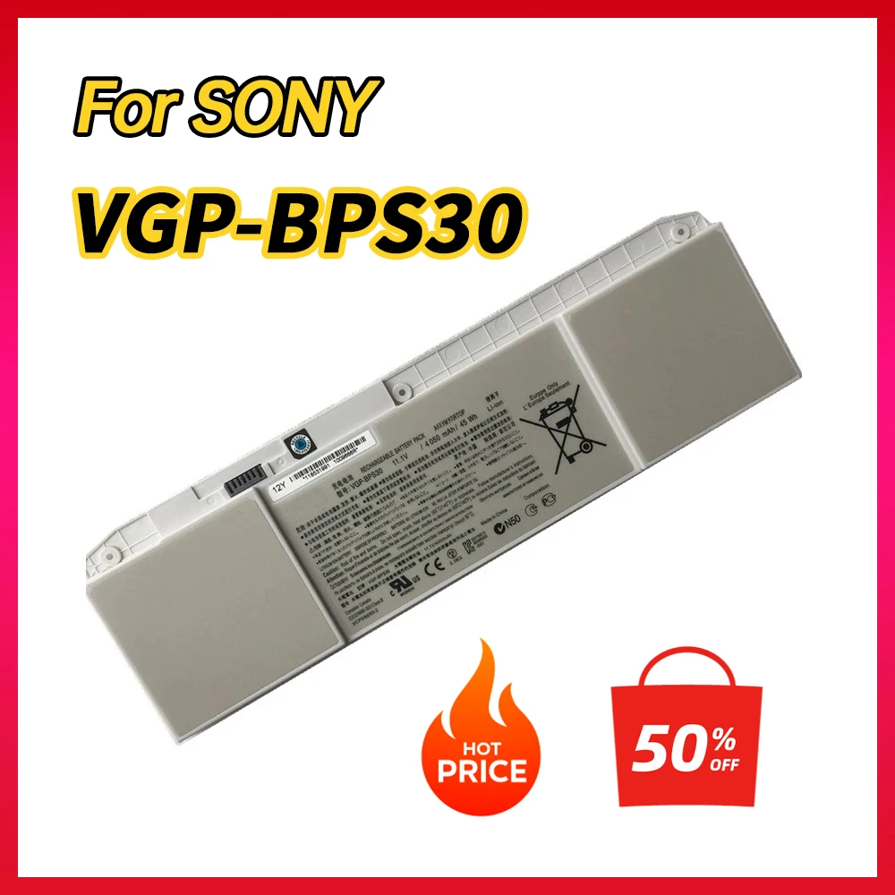 VGP-BPS30 Аккумулятор для ноутбука SONY Vaio T11 T13 SVT131A11P SVT13115FGB SVT1312X1RS SVT13132CXS SV-T1115FD SVT-11 SVT-13
VGP-BPS30 Аккумулятор для ноутбука SONY Vaio T11 T13 SVT131A11P SVT13115FGB SVT1312X1RS SVT13132CXS SV-T1115FD SVT-11 SVT-13