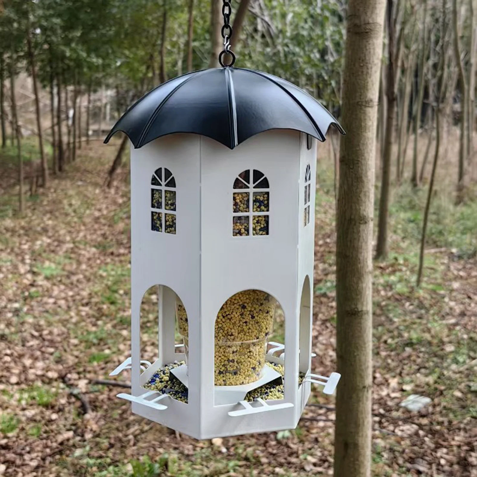 Bird Feeder for Outdoors Creative Castle Shaped Wild Bird Feeder Unique Decoration for Garden Yard Porch Bird Feeders
Bird Feeder for Outdoors Creative Castle Shaped Wild Bird Feeder Unique Decoration for Garden Yard Porch Bird Feeders