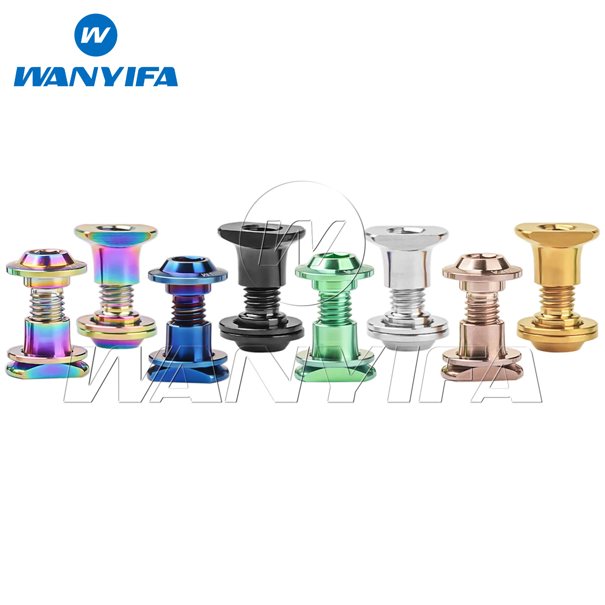Wanyifa Titanium Bolt M5 Bicycle C Clamp Brake Hex Screw Nut Washer Set for Bike Brake Shoes C Clamp Brake Pad Cycling Parts
Wanyifa Titanium Bolt M5 Bicycle C Clamp Brake Hex Screw Nut Washer Set for Bike Brake Shoes C Clamp Brake Pad Cycling Parts