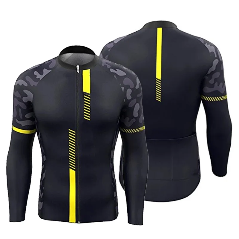 Jacket Cycling Man Long Sleeve Cycling Jersey Top Road Cycling Bicycle Black Shirt Clothes Bike MTB Set Wear Tight Ride Run
Jacket Cycling Man Long Sleeve Cycling Jersey Top Road Cycling Bicycle Black Shirt Clothes Bike MTB Set Wear Tight Ride Run