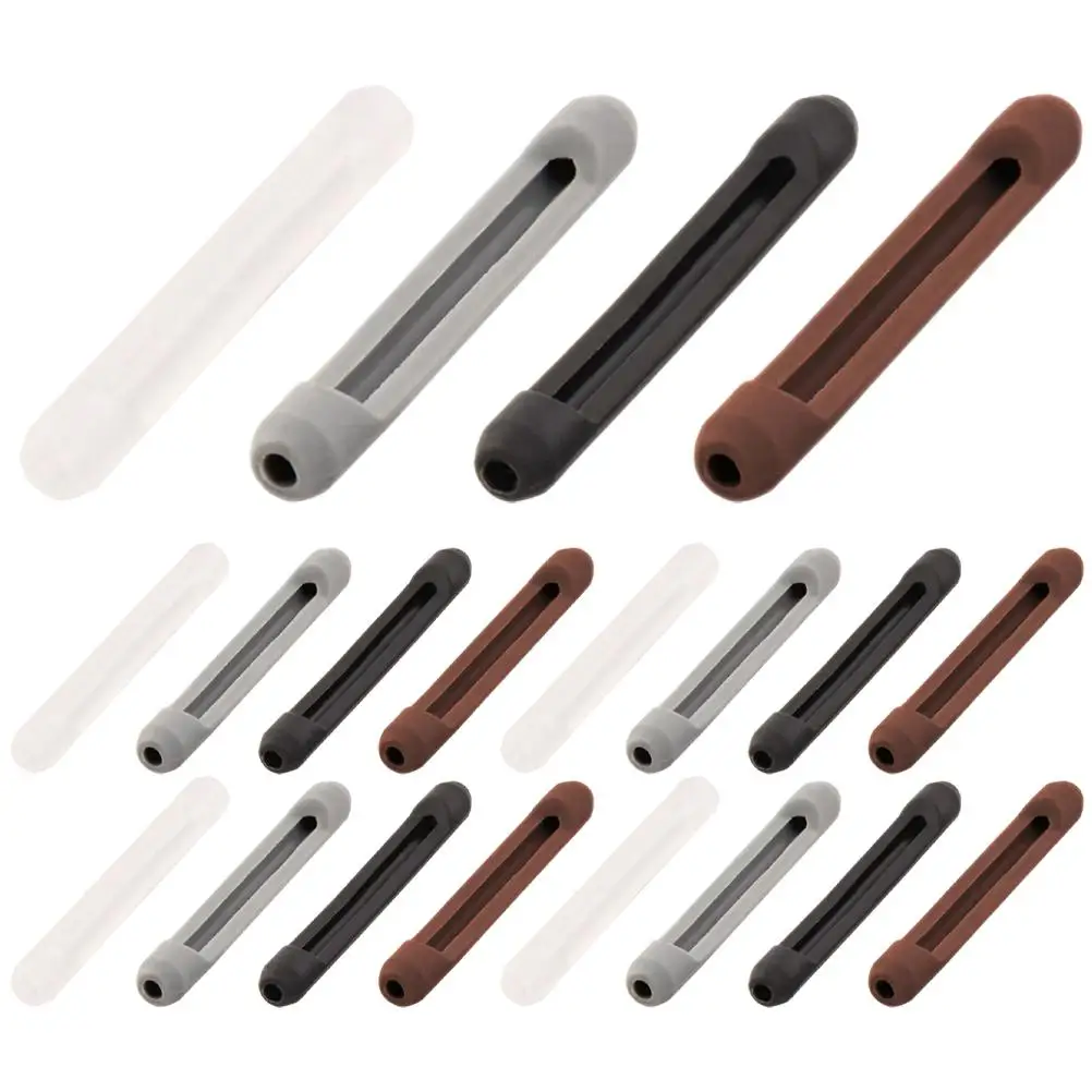 20 Pairs Black Transparent White Gray 5 Coffee Brown 5 Silicone Glasses Leg Covers Anti Slip Ear Grips for Sports Running
20 Pairs Black Transparent White Gray 5 Coffee Brown 5 Silicone Glasses Leg Covers Anti Slip Ear Grips for Sports Running