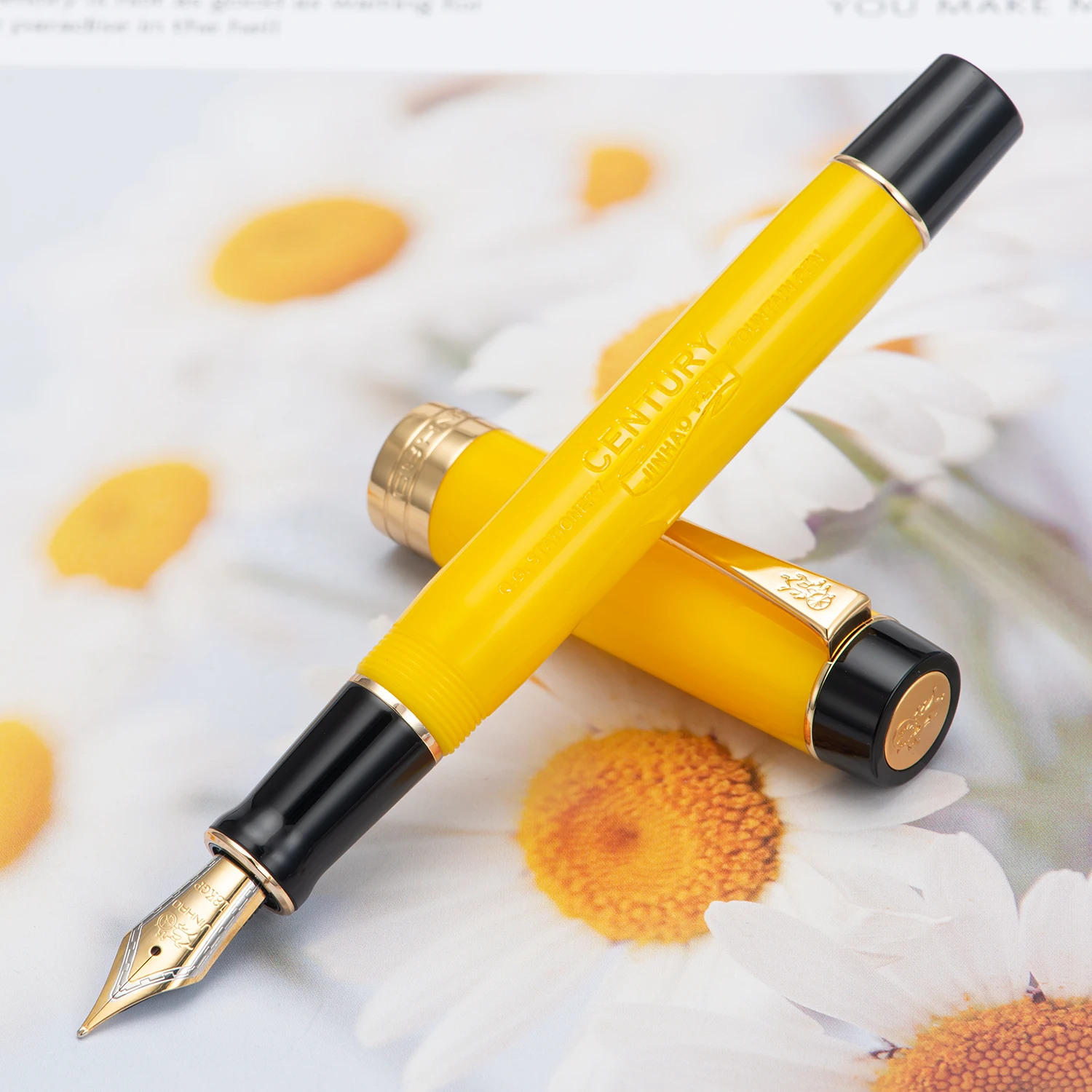 Jinhao 100 Centennial каучуковая перьевая ручка желтая с логотипом Jinhao EF/F/M/фоторучка для письма в деловом офисе Подарочная чернильная ручка
Jinhao 100 Centennial каучуковая перьевая ручка желтая с логотипом Jinhao EF/F/M/фоторучка для письма в деловом офисе Подарочная чернильная ручка