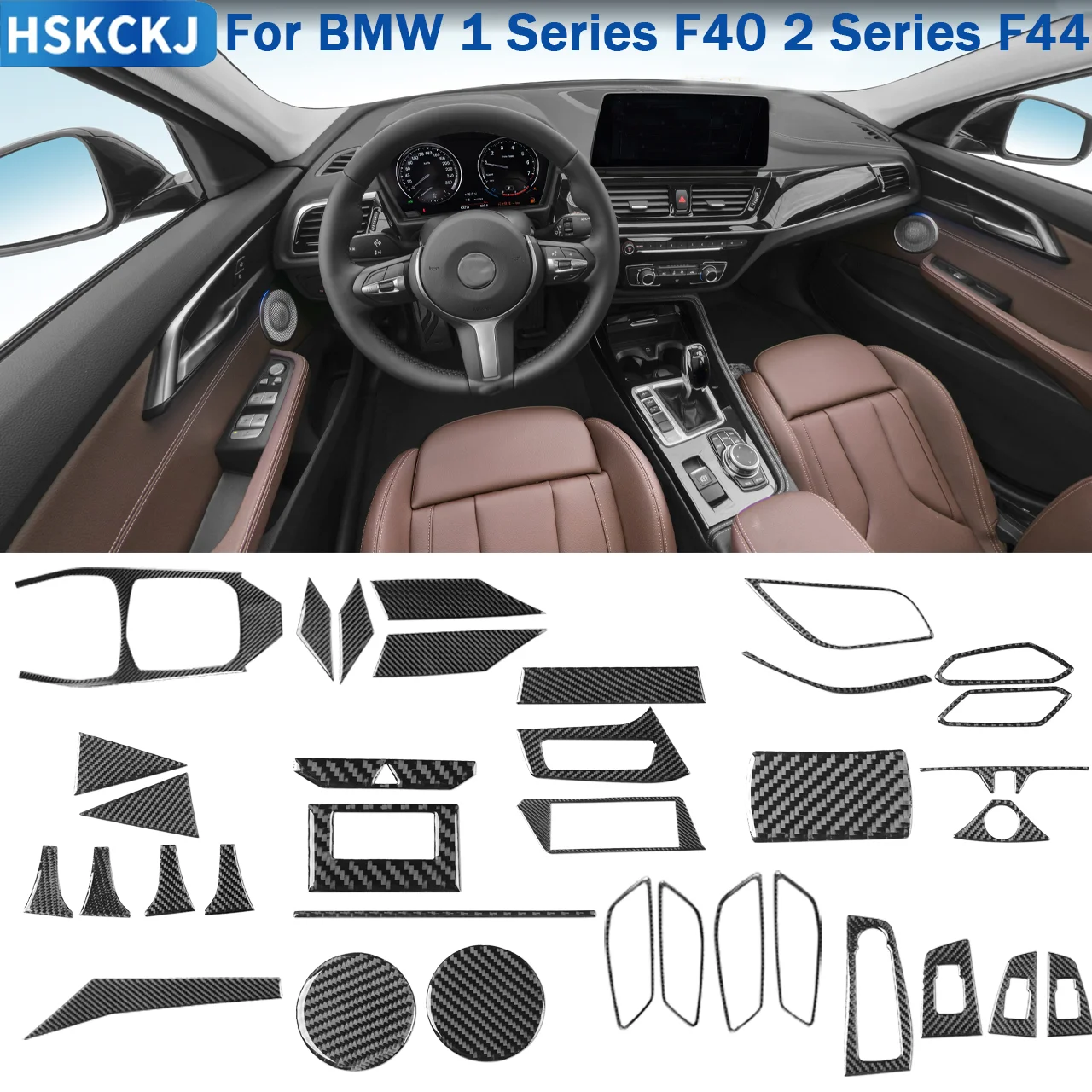 For BMW 1 2 Series F40 F44 2020 2021 2022 2023 2024 Carbon Fiber Car Center Control Interior Decoration Sticker Car Accessories
For BMW 1 2 Series F40 F44 2020 2021 2022 2023 2024 Carbon Fiber Car Center Control Interior Decoration Sticker Car Accessories