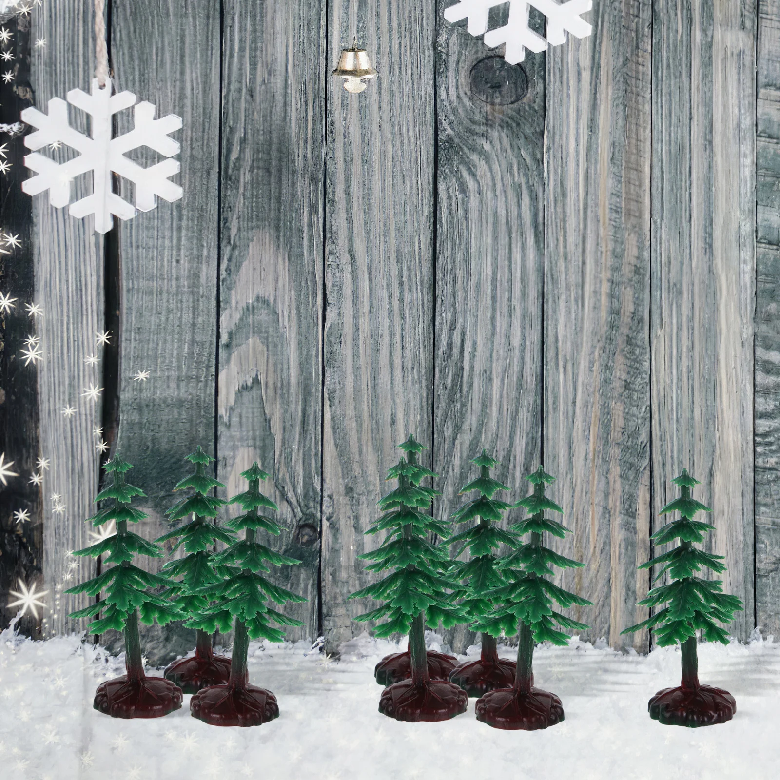 20pcs Miniature Christmas Tree Decoration Craft Pine Green Bottle Brush Trees Ornaments Base Indoor Display Dioramas
20pcs Miniature Christmas Tree Decoration Craft Pine Green Bottle Brush Trees Ornaments Base Indoor Display Dioramas