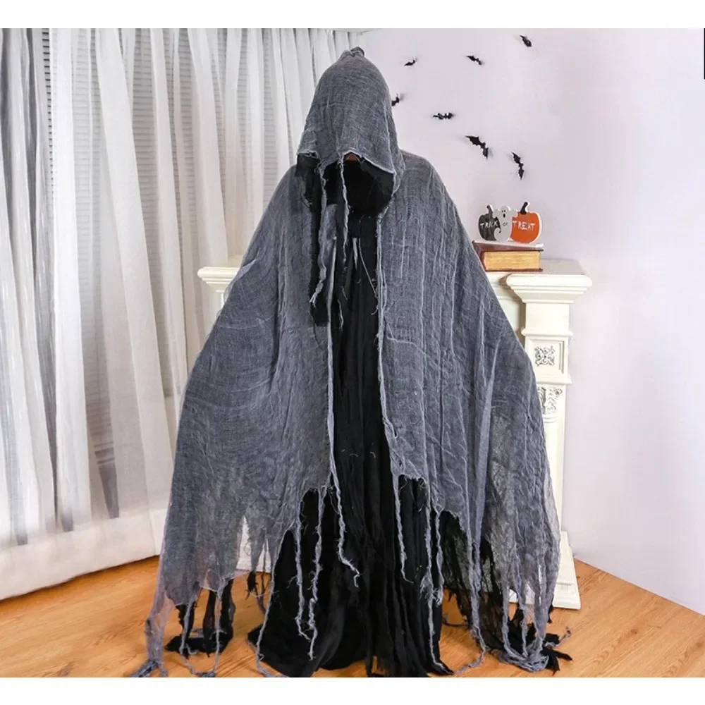Halloween Horror Ghost Death Cosplay Costume Devil Cloak Robe Outfit for Adult Carnival Party Performance Clothes Role Play
Halloween Horror Ghost Death Cosplay Costume Devil Cloak Robe Outfit for Adult Carnival Party Performance Clothes Role Play