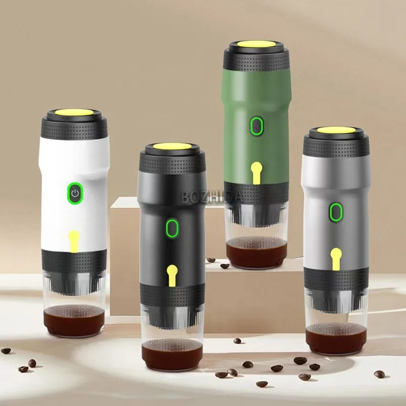 Portable Electric Espresso Machine Hot Brew & Cold Brew Optional Battery Powered Travel Coffee Maker with Capsule Coffee System
Portable Electric Espresso Machine Hot Brew & Cold Brew Optional Battery Powered Travel Coffee Maker with Capsule Coffee System