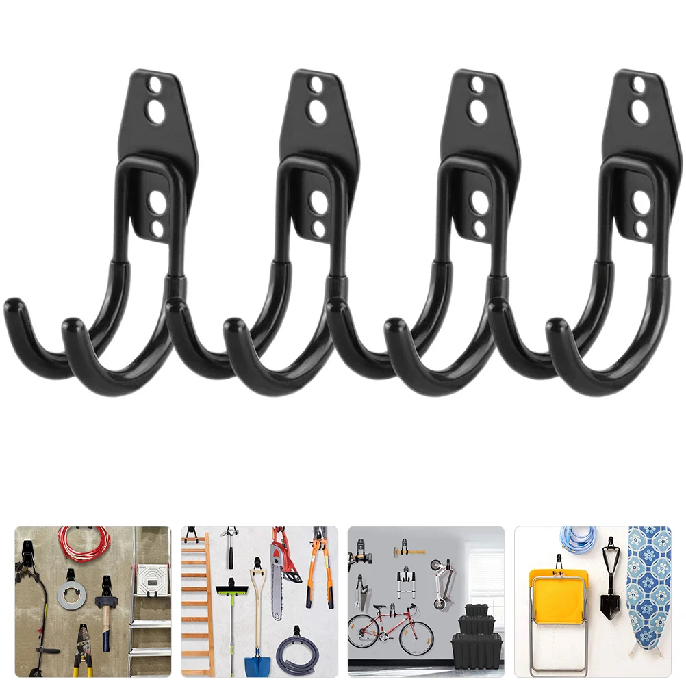 4 Pcs Metal Hook Wall Mount Utility Garage Storage Hangers Organization Organizers and Coat
4 Pcs Metal Hook Wall Mount Utility Garage Storage Hangers Organization Organizers and Coat