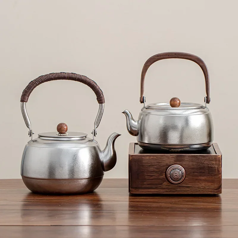 New Titanium tea kettle Chinese Kung fu teapot 1500ml Pure titanium tea pot cup with filter Outdoor portable travel tea infuser
New Titanium tea kettle Chinese Kung fu teapot 1500ml Pure titanium tea pot cup with filter Outdoor portable travel tea infuser