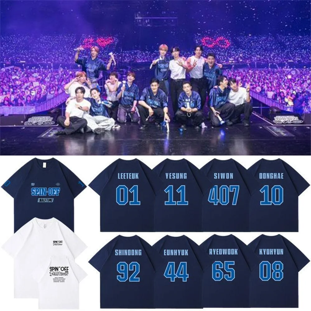 SuperJunior 2024 Tour футболка SJ spinoffhalf Time, хлопковые футболки унисекс, высокое качество
SuperJunior 2024 Tour футболка SJ spinoffhalf Time, хлопковые футболки унисекс, высокое качество