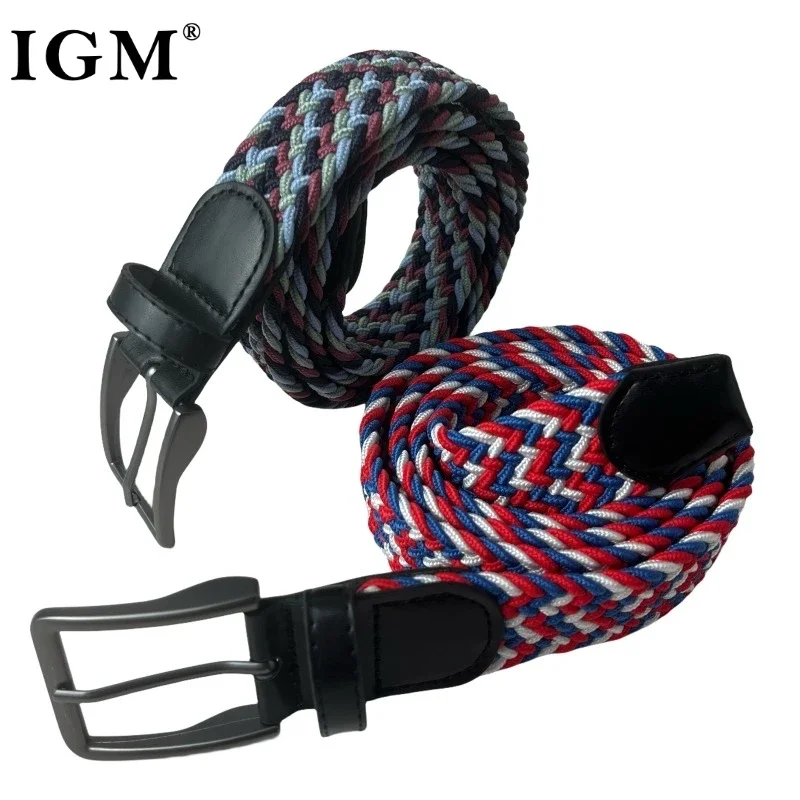 Braided Golf Belt for Men Stretchy Woven Canvas Women Belt No Hole Pin Buckle Elastic and Comfort for Casual Pants and Jeans
Braided Golf Belt for Men Stretchy Woven Canvas Women Belt No Hole Pin Buckle Elastic and Comfort for Casual Pants and Jeans