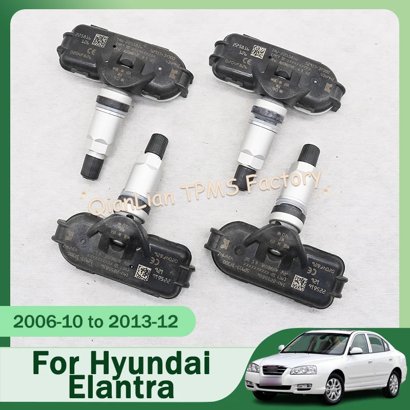 Set of 4 52933-3X300 Car Tire Sensor For Hyundai Elantra 2006 to 2013 TPMS Tire Pressure Monitor System 433MHz 529333X300
Set of 4 52933-3X300 Car Tire Sensor For Hyundai Elantra 2006 to 2013 TPMS Tire Pressure Monitor System 433MHz 529333X300