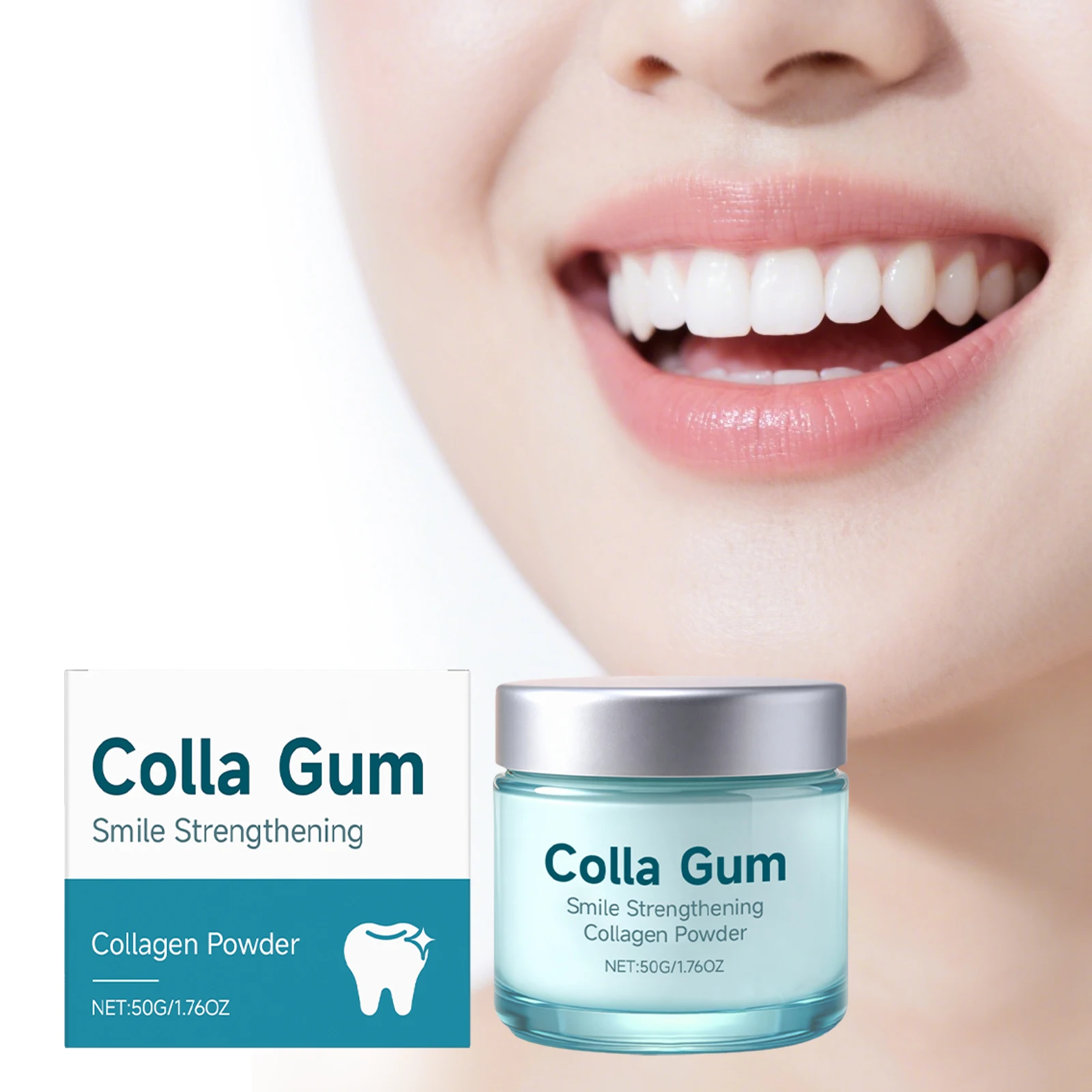 Collagen Tooth Powder Gentle Cleaning Stain Removal Fresh Breath Teeth Care Daily Oral Hygiene Brightening Natural Teeth 50G
Collagen Tooth Powder Gentle Cleaning Stain Removal Fresh Breath Teeth Care Daily Oral Hygiene Brightening Natural Teeth 50G