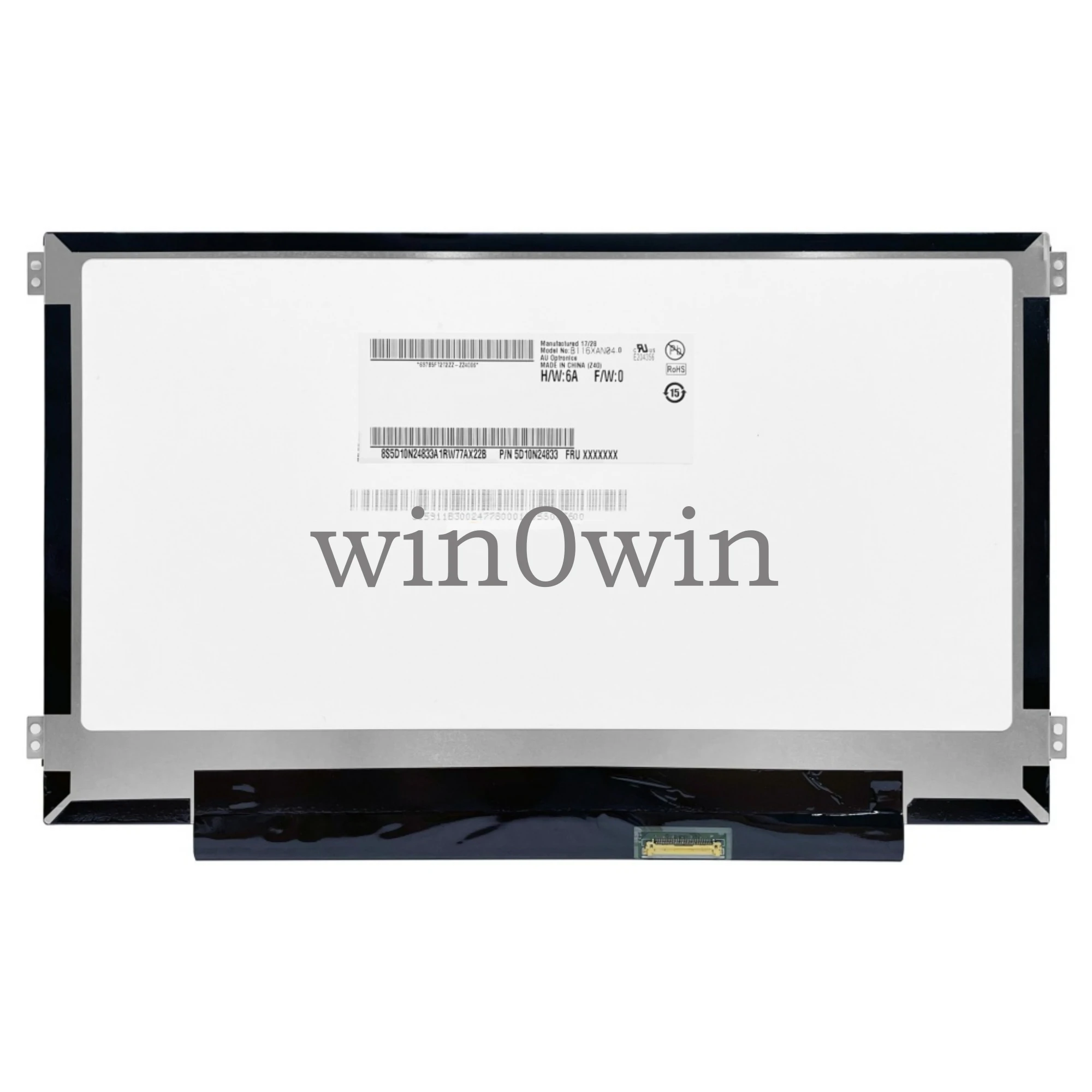 B116XAN04.0 подходит для LTN116AL02 LTN116AL01 N116BCA-EA1 Rev.c1 Сменный дисплей для ноутбука IPS LCD 30-контактный левый + правый отверстия для винтов
B116XAN04.0 подходит для LTN116AL02 LTN116AL01 N116BCA-EA1 Rev.c1 Сменный дисплей для ноутбука IPS LCD 30-контактный левый + правый отверстия для винтов