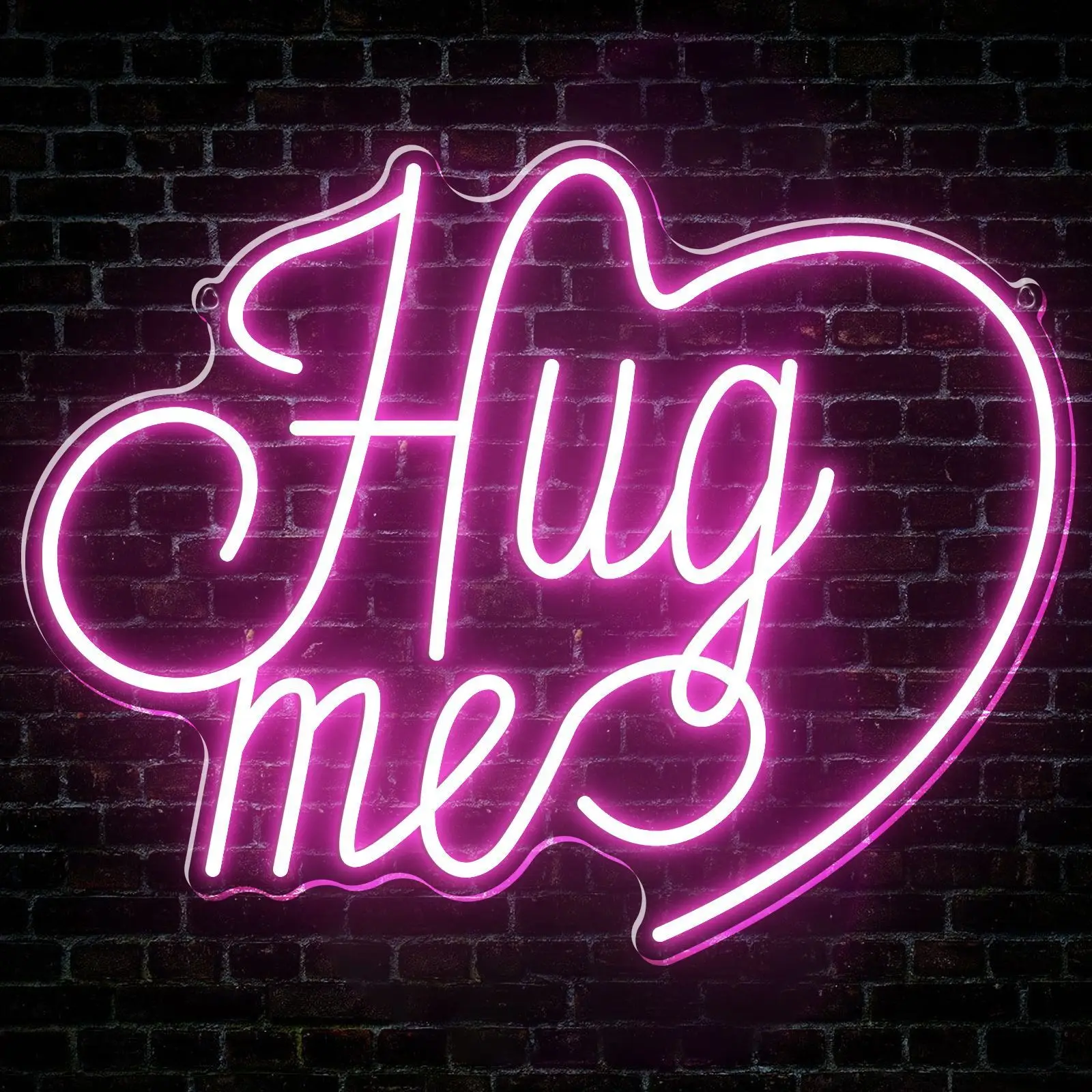 Неоновая вывеска «Hug Me» с USB-питанием, регулируемая LED-подсветка, декор для стен спальни, игровой комнаты, гостиной, подарки на день рождения
Неоновая вывеска «Hug Me» с USB-питанием, регулируемая LED-подсветка, декор для стен спальни, игровой комнаты, гостиной, подарки на день рождения