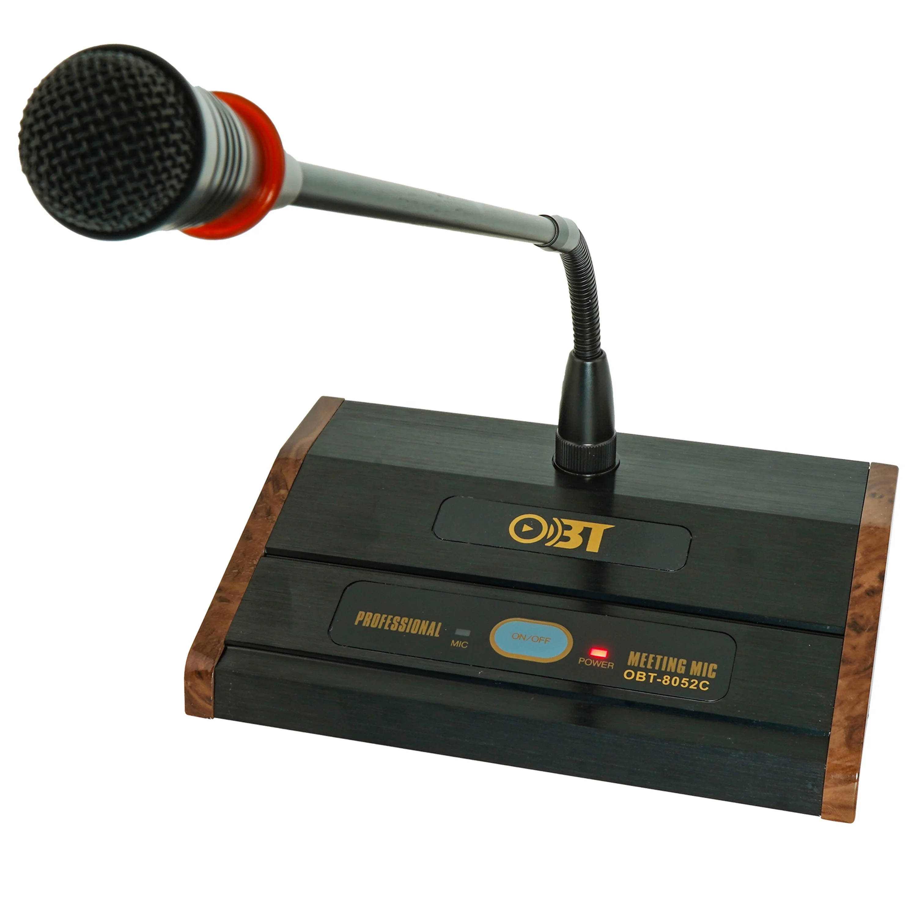 OBT-8052C Speaker Professional Podium Microphone and Accessories Sponge Omnidirectional Desktop Microphone
OBT-8052C Speaker Professional Podium Microphone and Accessories Sponge Omnidirectional Desktop Microphone