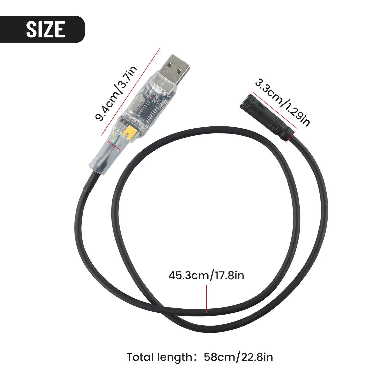 1pc USB Programming Cable Electric Bikes 5Pin Plugthis Electric Bicycle Components For-eBike For-BAFANGFor-BBSHD Motor
1pc USB Programming Cable Electric Bikes 5Pin Plugthis Electric Bicycle Components For-eBike For-BAFANGFor-BBSHD Motor