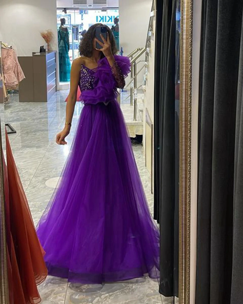 Angelsbridep Sexy Tulle Evening Dresses 2022 One Shoulder Beaded Vestidos De Fiesta Women Modern Special Occasion Party Dress
Angelsbridep Sexy Tulle Evening Dresses 2022 One Shoulder Beaded Vestidos De Fiesta Women Modern Special Occasion Party Dress