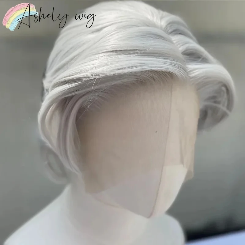 xiaoxiao Sliver Wigs Gray Synthetic 13x4 6inch Short Straight Lace Front Wig for Daily Use High-temperature Fiber
xiaoxiao Sliver Wigs Gray Synthetic 13x4 6inch Short Straight Lace Front Wig for Daily Use High-temperature Fiber