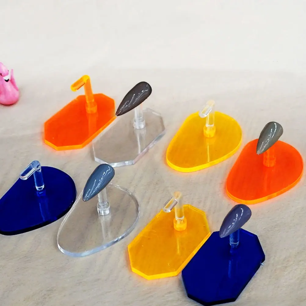 8Pcs Nail Art Practice Stand Transparent Stable Base Colorful Display Stands for Nail Art Practice and DIY Display
8Pcs Nail Art Practice Stand Transparent Stable Base Colorful Display Stands for Nail Art Practice and DIY Display
