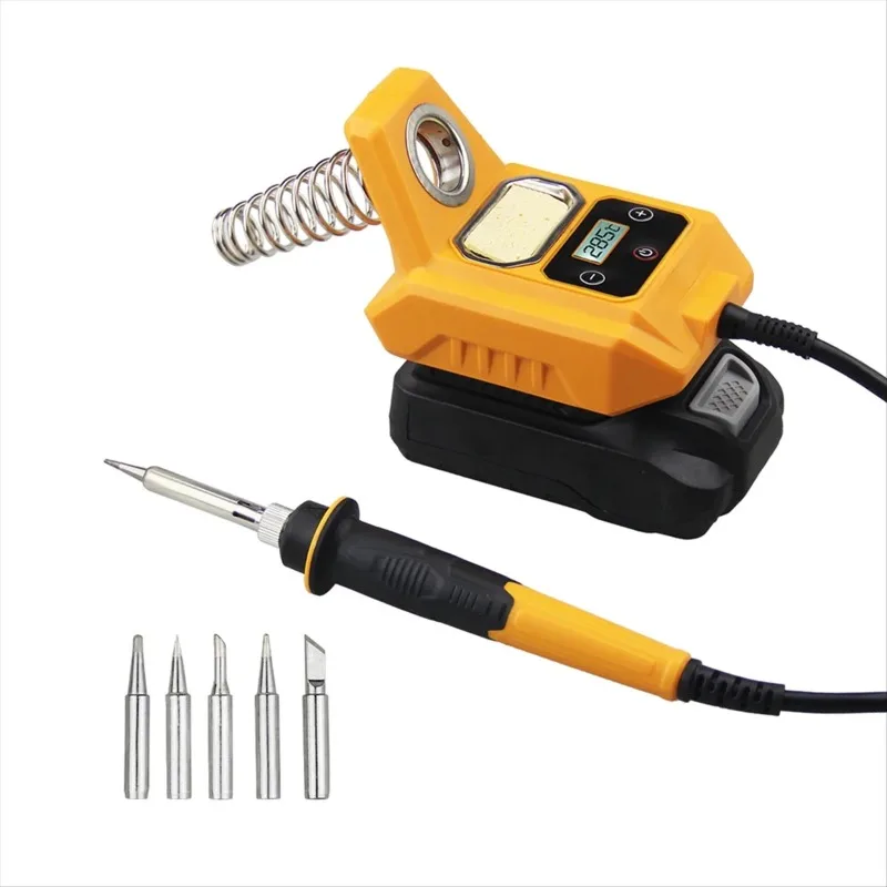 Cordless Soldering Station for Dewalt 20V Max Battery - Electric Digital LCD Display Soldering Iron Station
Cordless Soldering Station for Dewalt 20V Max Battery - Electric Digital LCD Display Soldering Iron Station
