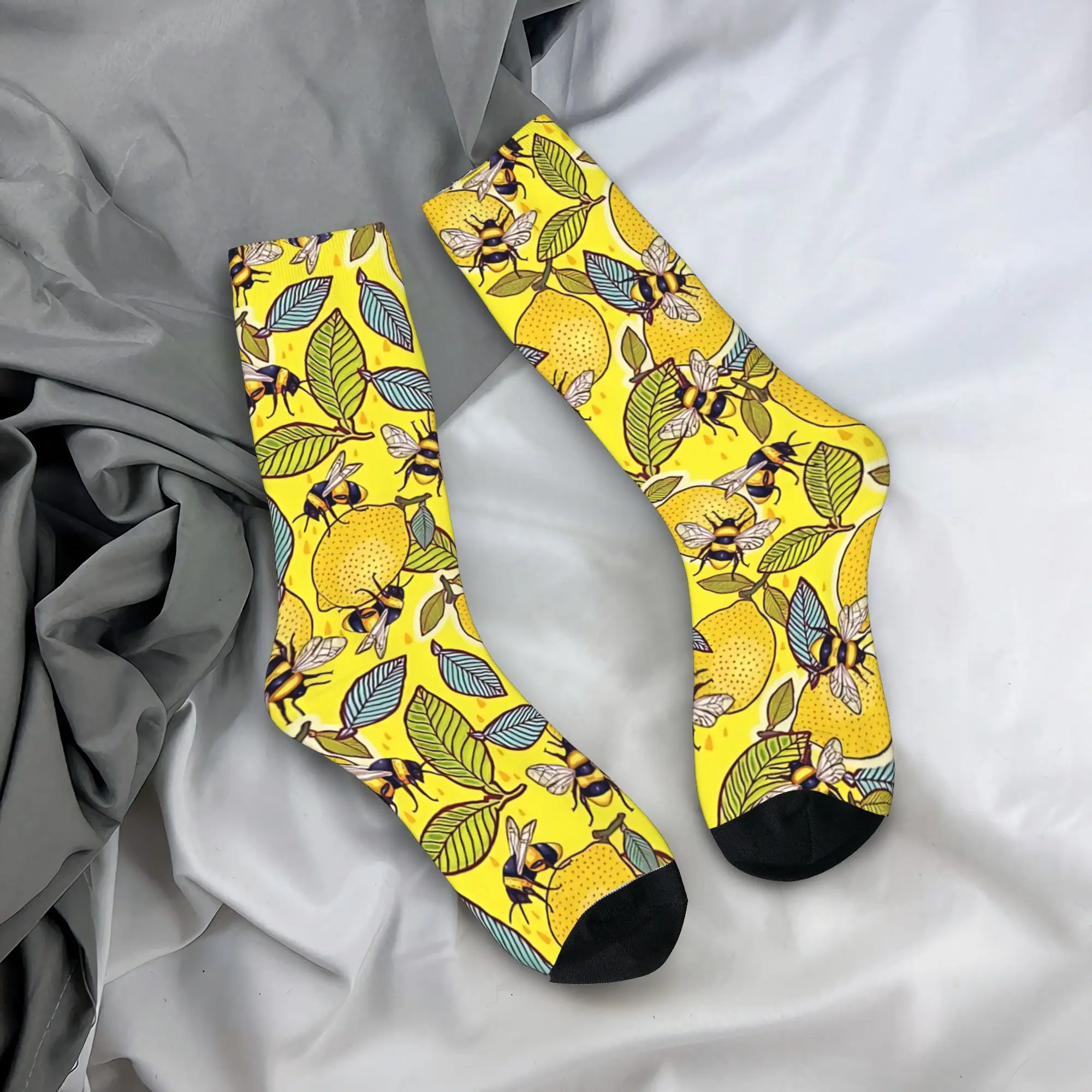 Unisex Men Socks Yellow Lemon And Bee Garden Stockings Anti Skid Medium Soft Socks Spring Fashion Design Running Socks
Unisex Men Socks Yellow Lemon And Bee Garden Stockings Anti Skid Medium Soft Socks Spring Fashion Design Running Socks