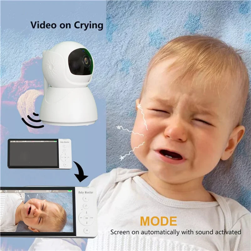 【A06R】Screen Video Baby Monitor 10 Zoom Camera With Temperature Display Screen Smart Home
【A06R】Screen Video Baby Monitor 10 Zoom Camera With Temperature Display Screen Smart Home