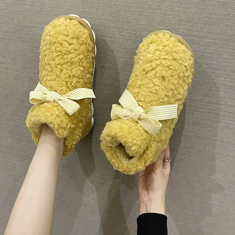 Postpartum Maternity Cotton Slippers Women's ClosedHeel Warm Bowknot Thick Sole SlipResistant Home Indoor Winter Slippers
Postpartum Maternity Cotton Slippers Women's ClosedHeel Warm Bowknot Thick Sole SlipResistant Home Indoor Winter Slippers