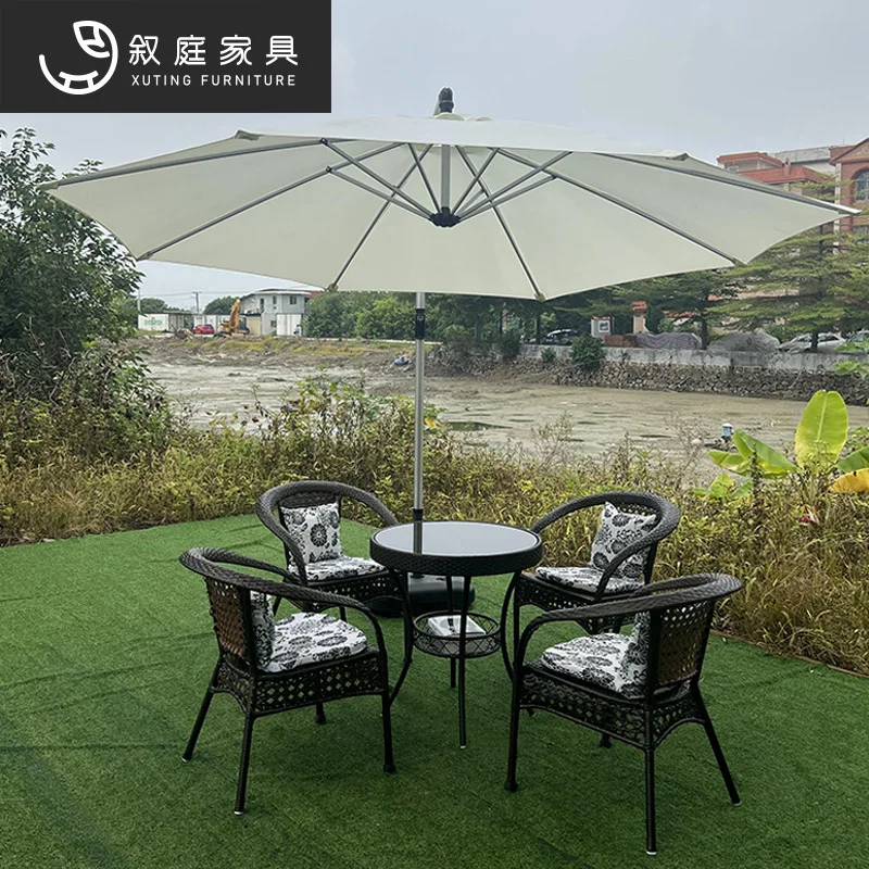 Outdoor balcony table and chair rattan chair three-piece set outdoor courtyard garden rooftop leisure rattan chair small coffee
Outdoor balcony table and chair rattan chair three-piece set outdoor courtyard garden rooftop leisure rattan chair small coffee