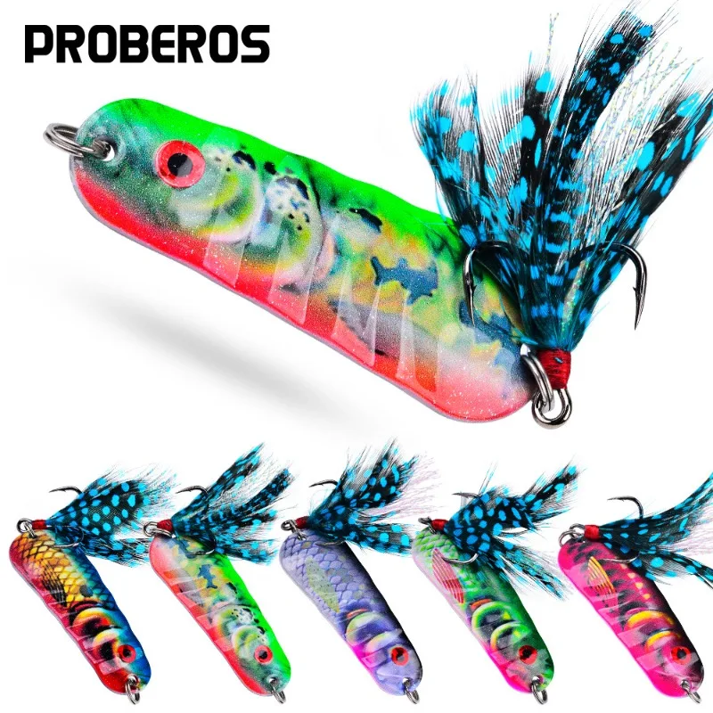 3pcs Metal Spinner Spoon Sequins Metal VIB 20g Feather Triple Hook 3D Print Laser Saltwater Freshwat All Waters Trout Perch Pike
3pcs Metal Spinner Spoon Sequins Metal VIB 20g Feather Triple Hook 3D Print Laser Saltwater Freshwat All Waters Trout Perch Pike