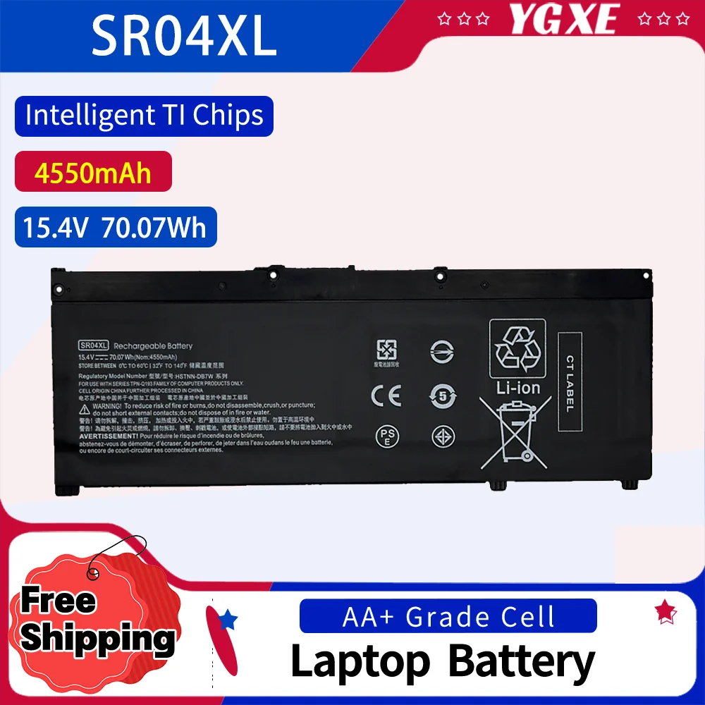 SR04XL Аккумулятор для ноутбука HP Omen 15-ce000 15-DC0000 15-CB014ur TPN-Q193 TPN-Q194 TPN-C133 HSTNN-DB7W 917724 -855
SR04XL Аккумулятор для ноутбука HP Omen 15-ce000 15-DC0000 15-CB014ur TPN-Q193 TPN-Q194 TPN-C133 HSTNN-DB7W 917724 -855