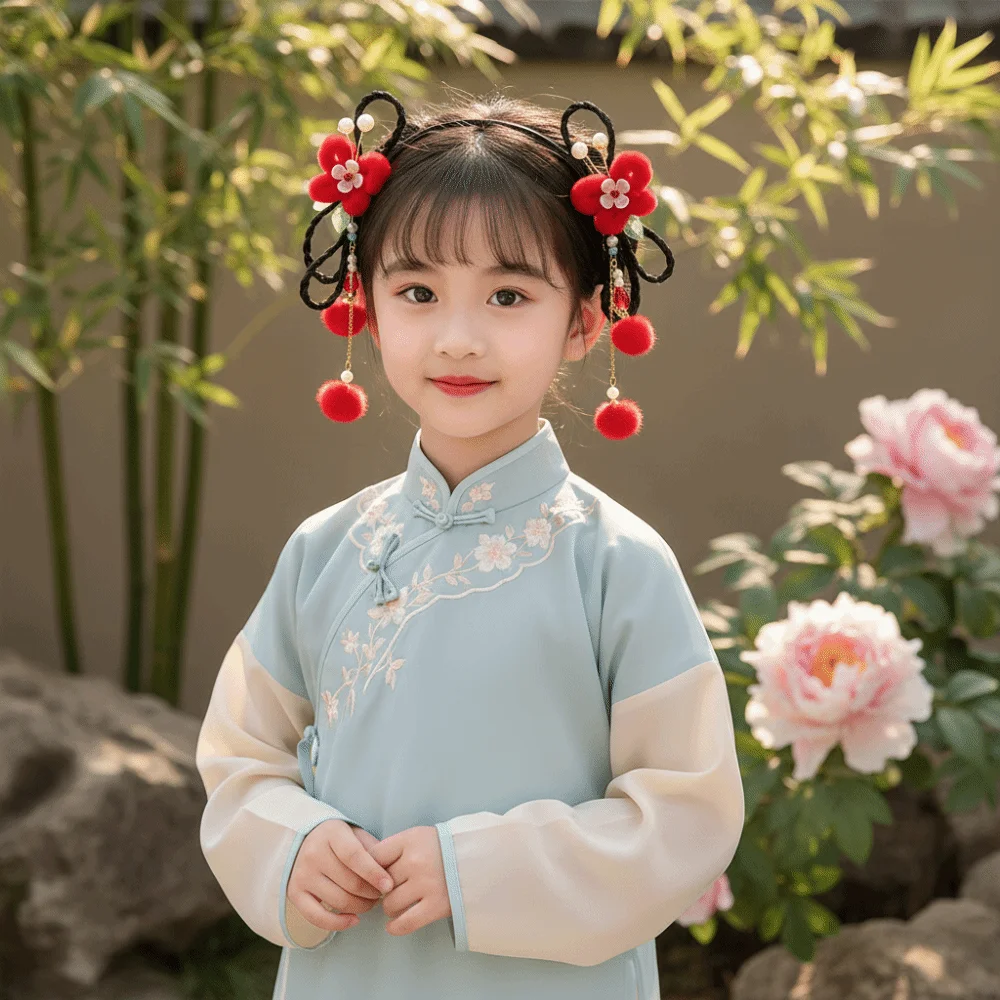 Simple Flower Children Wig Headband Butterfly Koi Fish Hanfu Headwear Plush Tang Suit Hair Hoop Ancient Style Red Hairband Daily
Simple Flower Children Wig Headband Butterfly Koi Fish Hanfu Headwear Plush Tang Suit Hair Hoop Ancient Style Red Hairband Daily