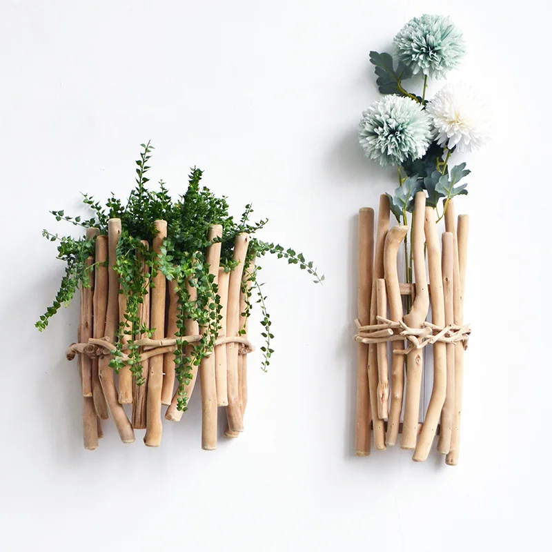  Jardinière murale bohème en bois massif, Vase suspendu fabriqué à la main pour plantes fraîches, décor d'entrée, salon, salle
Jardinière murale bohème en bois massif, Vase suspendu fabriqué à la main pour plantes fraîches, décor d'entrée, salon, salle