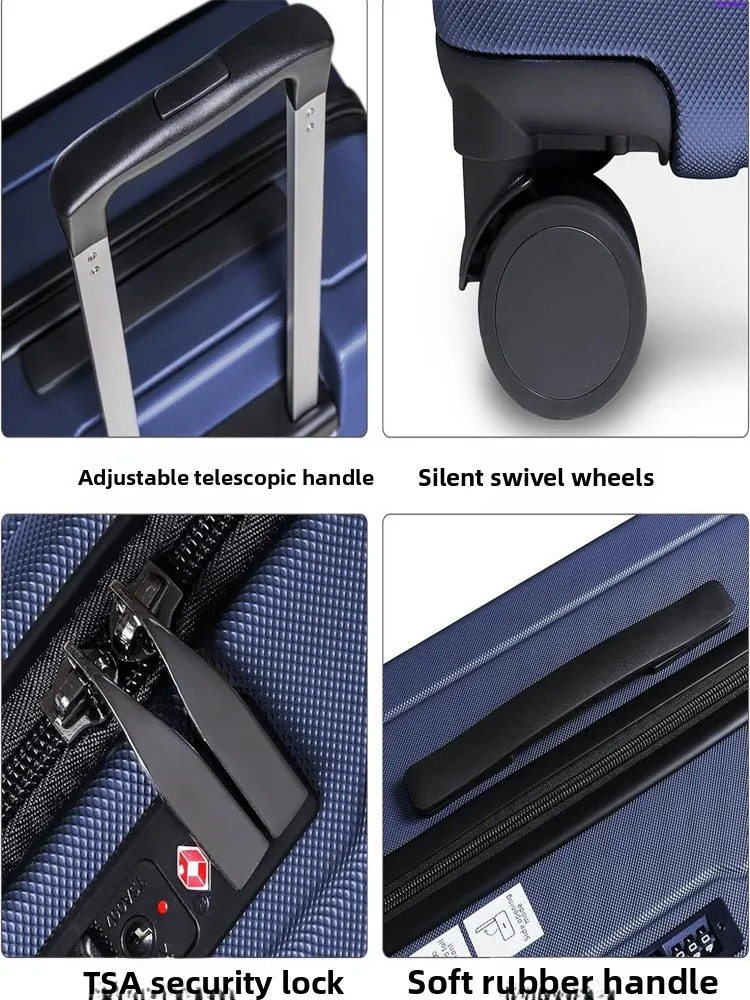 New 20-Inch Expandable Lage Front Opening Sided Lid Carry-On Large Capaci Anti-Explosion Women's Travel Suitcase
New 20-Inch Expandable Lage Front Opening Sided Lid Carry-On Large Capaci Anti-Explosion Women's Travel Suitcase