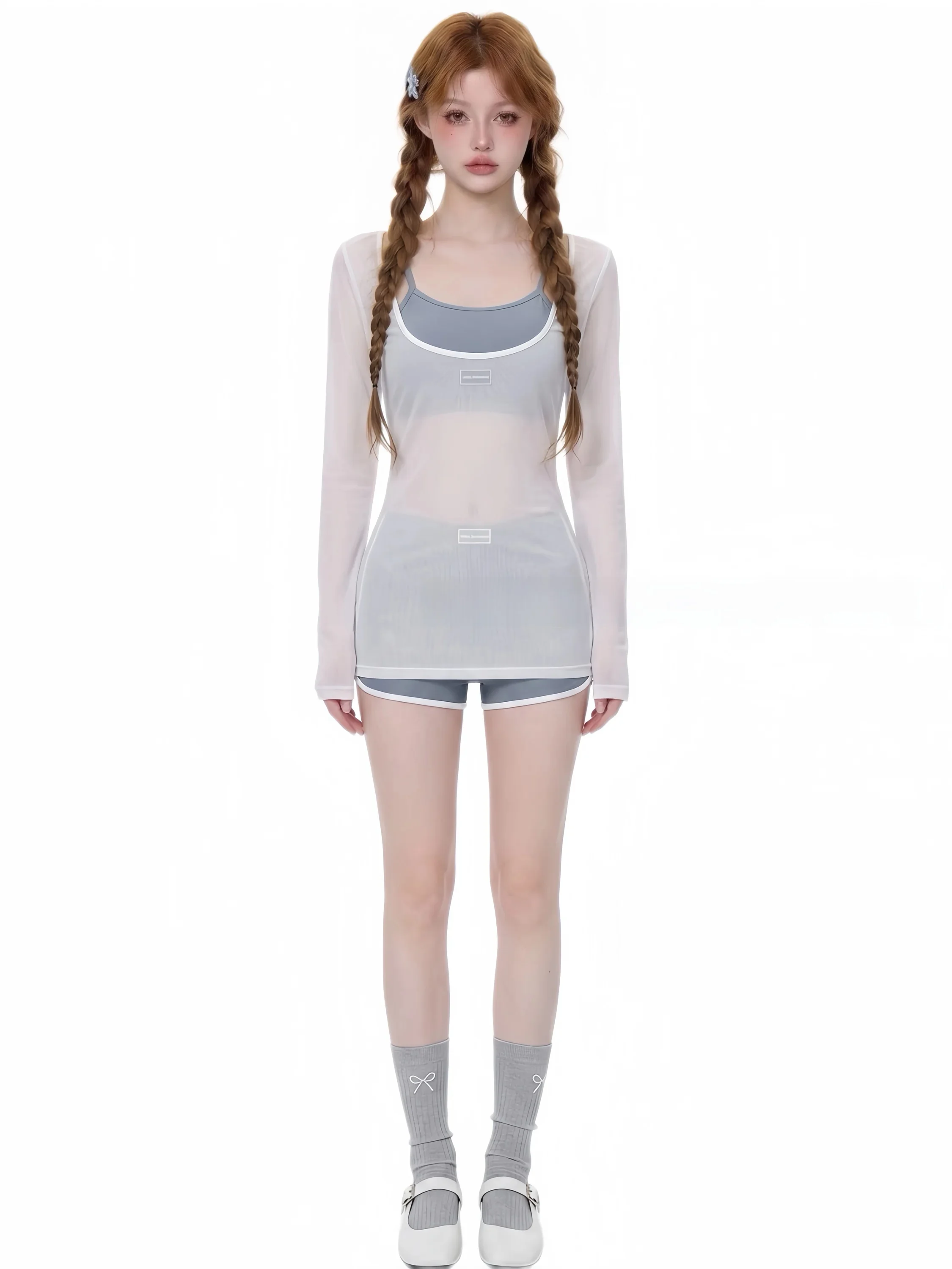 2026 New Women's Two-Piece Swimsuit Long Sleeve Sunscreen Cover up Sporty Slimming Three-Piece Set for Hot Springs And Vacation
2026 New Women's Two-Piece Swimsuit Long Sleeve Sunscreen Cover up Sporty Slimming Three-Piece Set for Hot Springs And Vacation