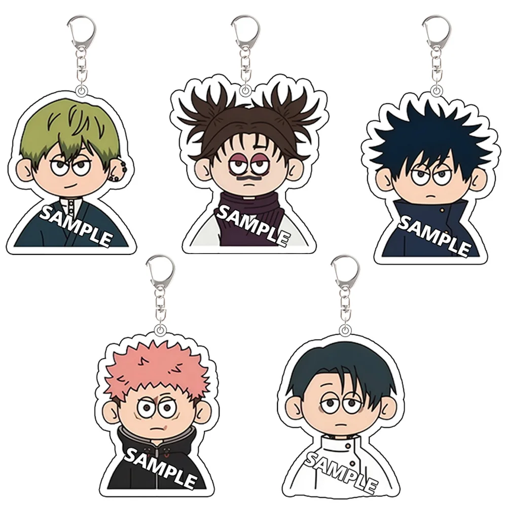 Anime Peripheral JJK Choso Fushiguro Megumi Itadori Yuji Okkotsu Yuta 5CM Acrylic KeyChain Backpack Pendant Festival Gift
Anime Peripheral JJK Choso Fushiguro Megumi Itadori Yuji Okkotsu Yuta 5CM Acrylic KeyChain Backpack Pendant Festival Gift