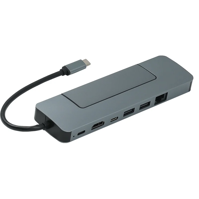 New Type-C Docking Station for Notebook Desktop USB 3.0 Splitter 87W PD Charge
New Type-C Docking Station for Notebook Desktop USB 3.0 Splitter 87W PD Charge
