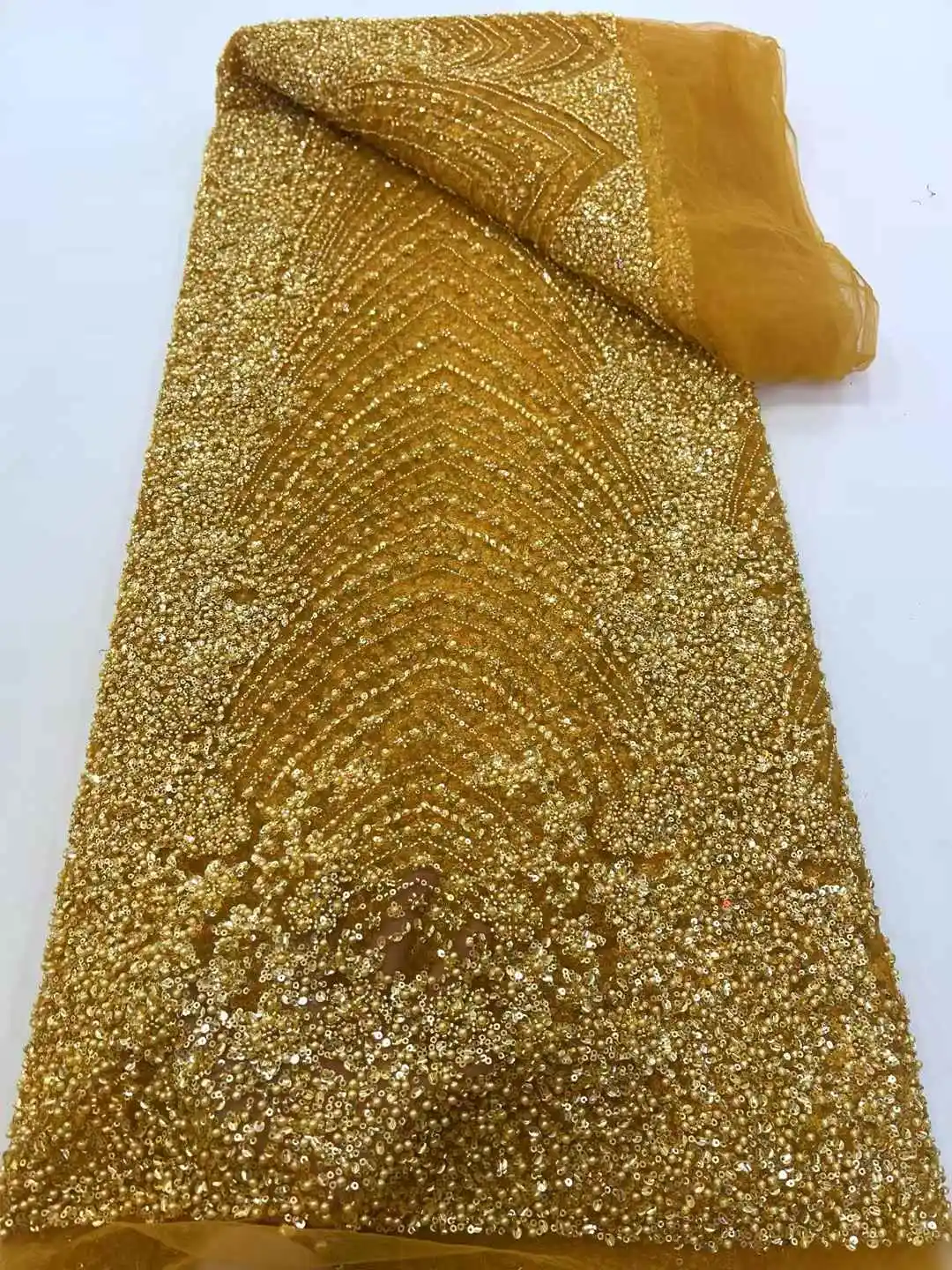 2025 Heavy Beaded Lace French Lace Fabric High Quality Lace African Tulle Lace Fabric Sequins Embroidery Lace For Party Dresses
2025 Heavy Beaded Lace French Lace Fabric High Quality Lace African Tulle Lace Fabric Sequins Embroidery Lace For Party Dresses