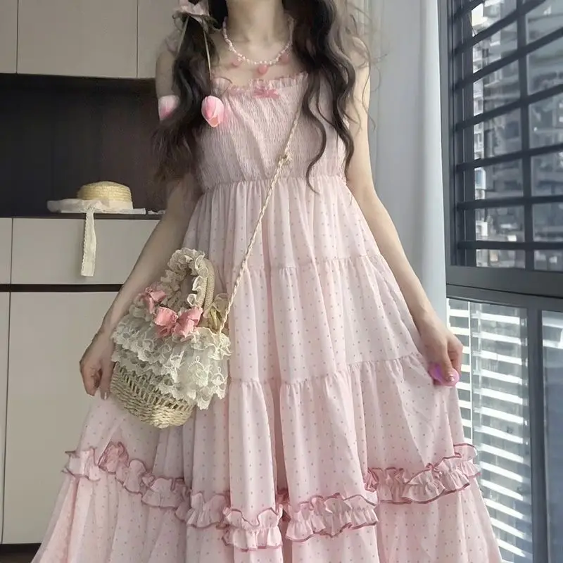 Summer New French Women's 2024 Patchwork Ruffles Bow Printing Fashion Elegant Slim Sleeveless Casual All-match Slip Dresses
Summer New French Women's 2024 Patchwork Ruffles Bow Printing Fashion Elegant Slim Sleeveless Casual All-match Slip Dresses
