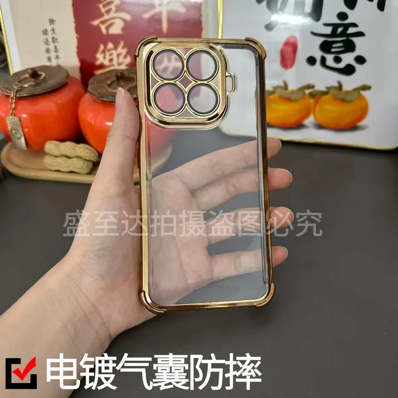 For Xiaomi 17T Pro Case Electroplated Transparent TPU Soft Silicone Phone Cover Equipped With Camera Protection Back Shell
For Xiaomi 17T Pro Case Electroplated Transparent TPU Soft Silicone Phone Cover Equipped With Camera Protection Back Shell