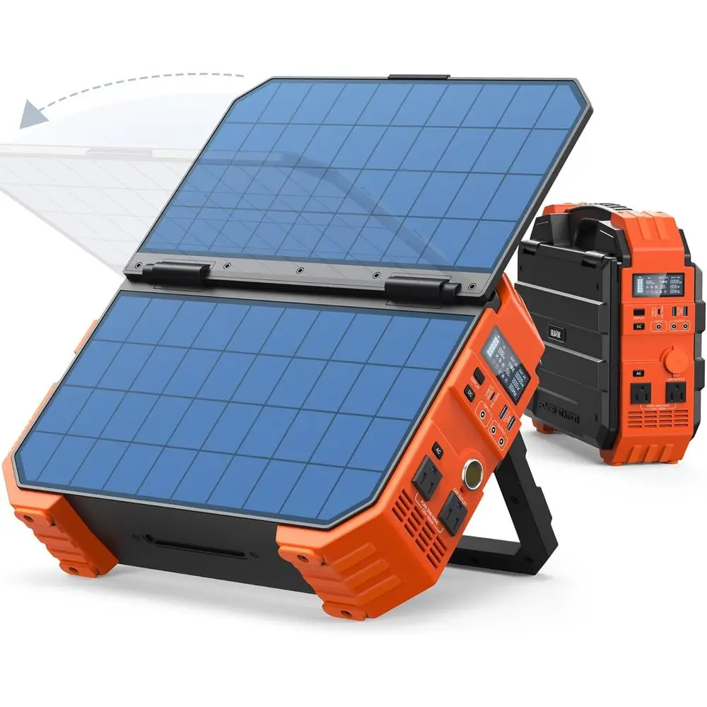 Portable Power Station 1600W (Peak 3200W), Built-in r Panel, 1024Wh LiePO4 Battery, 100W USB-C ast Charge, r Generator or Home B
Portable Power Station 1600W (Peak 3200W), Built-in r Panel, 1024Wh LiePO4 Battery, 100W USB-C ast Charge, r Generator or Home B