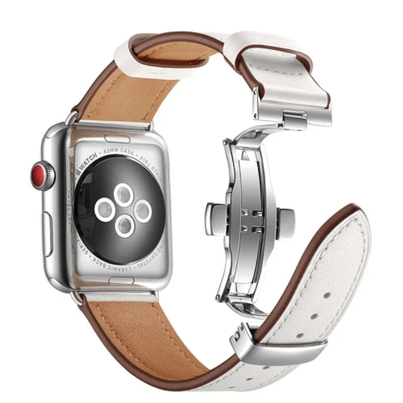 Кожаный ремешок для Apple Watch Band Ultra 8 7 49 мм 45 мм 41 мм, металлический браслет с пряжкой-бабочкой для iWatch 6 5 4 3 SE 44 мм 42 мм 40 мм
Кожаный ремешок для Apple Watch Band Ultra 8 7 49 мм 45 мм 41 мм, металлический браслет с пряжкой-бабочкой для iWatch 6 5 4 3 SE 44 мм 42 мм 40 мм