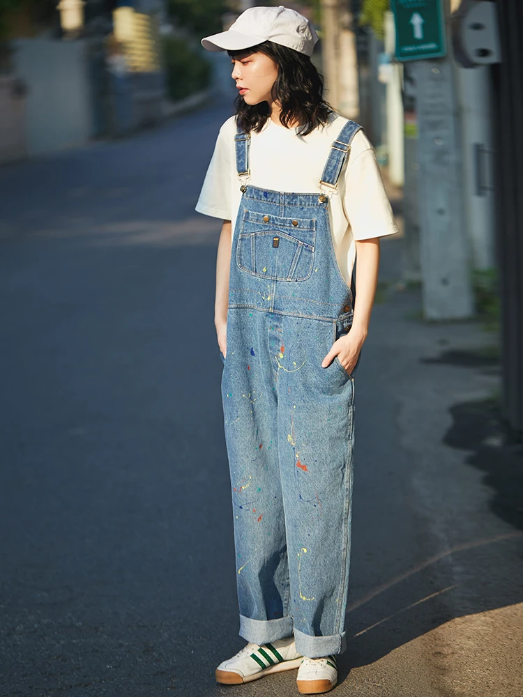 Японские джинсовые комбинезоны с ручной росписью для молодых женщин, повседневные длинные брюки с высокой талией, весна-лето, осень-зима
Японские джинсовые комбинезоны с ручной росписью для молодых женщин, повседневные длинные брюки с высокой талией, весна-лето, осень-зима