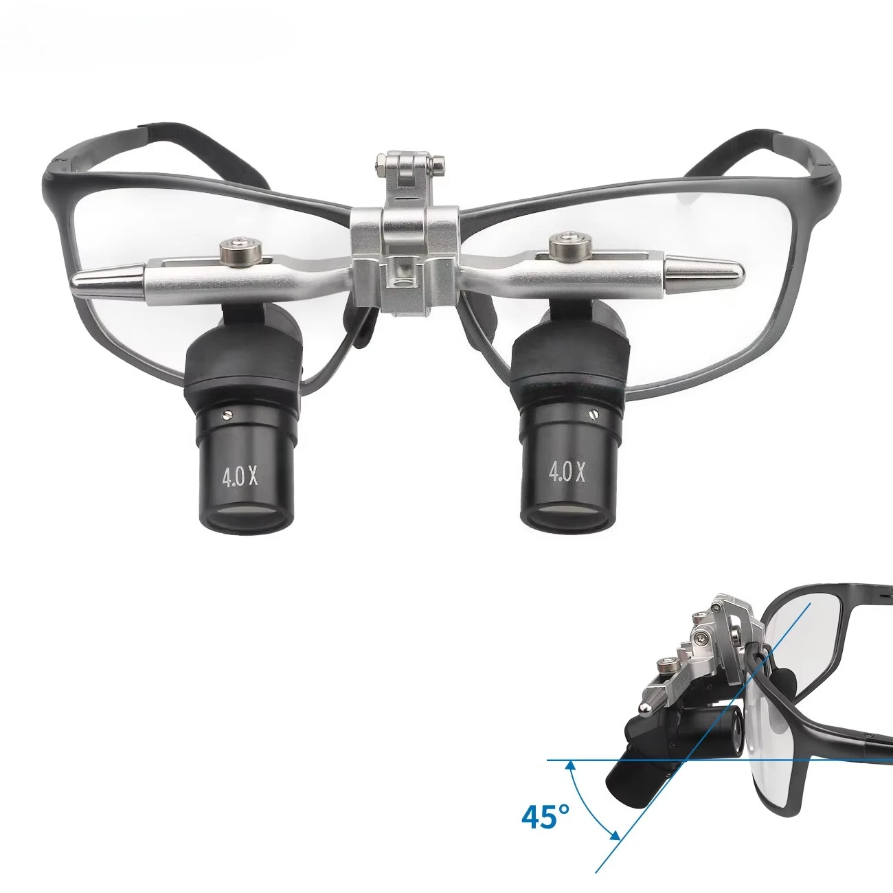 4X 5X 6X Dentals 48 ° Ergo Loupes Zoom Loupes Adjustable Working Distance Surgical Magnifying Glasses
4X 5X 6X Dentals 48 ° Ergo Loupes Zoom Loupes Adjustable Working Distance Surgical Magnifying Glasses