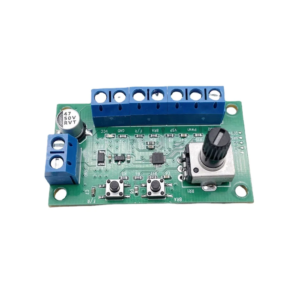 12V Brushless DC Motor Speed Controller 2A Max Motor Speed Adjustable Board DC Motor PWM Forward and Reverse Control Module
12V Brushless DC Motor Speed Controller 2A Max Motor Speed Adjustable Board DC Motor PWM Forward and Reverse Control Module