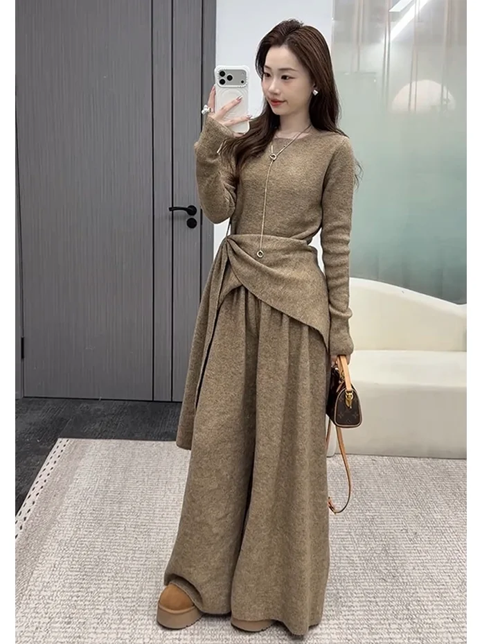 Ele Korean Sle Women's Two-Piece Set Bow-Tie Loose Casual Pants Spring New Arrival Faionable Comfortable Wear-to-Work
Ele Korean Sle Women's Two-Piece Set Bow-Tie Loose Casual Pants Spring New Arrival Faionable Comfortable Wear-to-Work