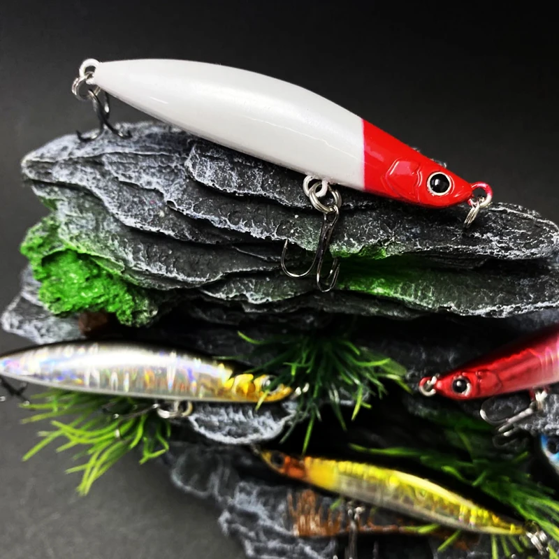 66mm 8.5g Slow Sinking Stick Pencil Fishing Lures Saltwater Trout Bass Artificial Hard Bait Wobbler Pesca Isca Swimbait Tackle
66mm 8.5g Slow Sinking Stick Pencil Fishing Lures Saltwater Trout Bass Artificial Hard Bait Wobbler Pesca Isca Swimbait Tackle