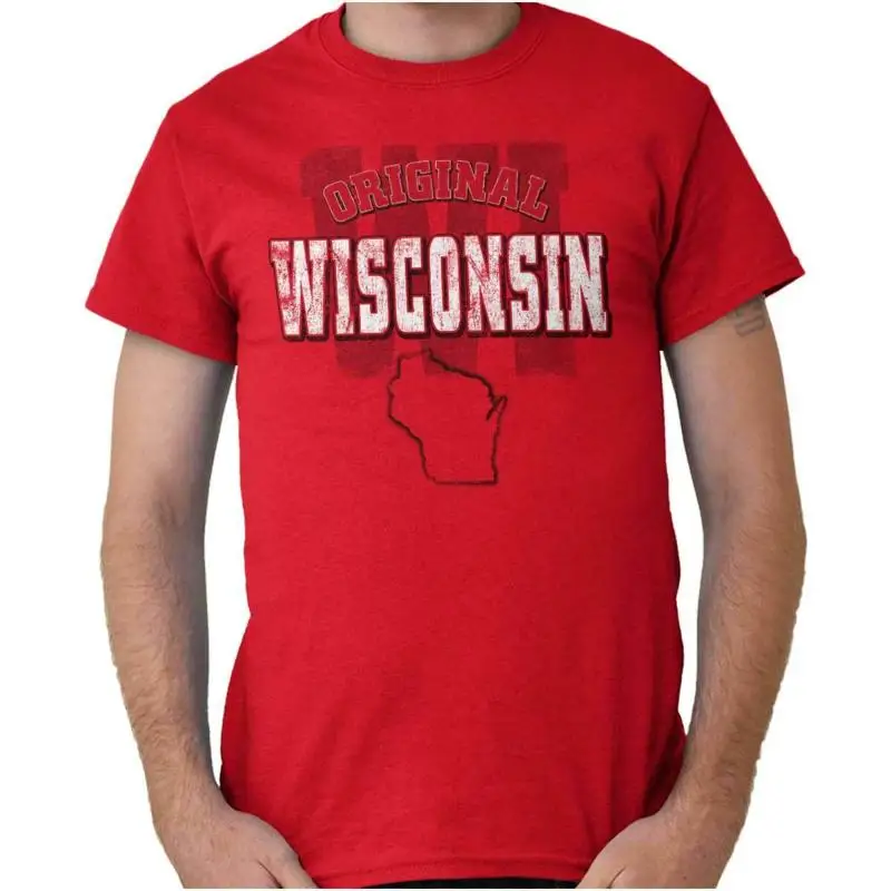 Wisconsin Original Hometown Vacation Gift WI Womens or Mens Crewneck T Shirt Tee
Wisconsin Original Hometown Vacation Gift WI Womens or Mens Crewneck T Shirt Tee