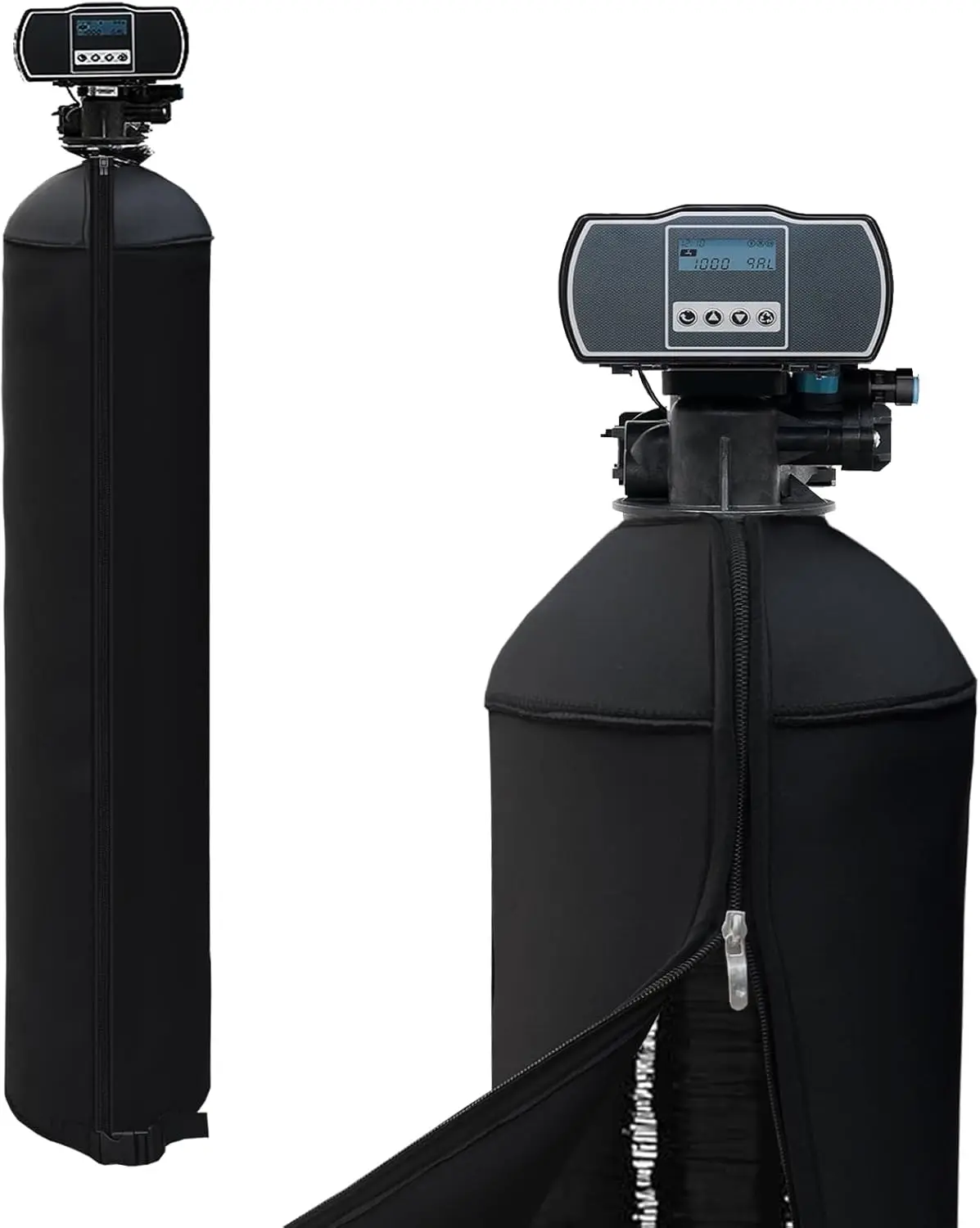 10x44 Inch Water Softener Tank Jacket - Insulated 3.5mm Neoprene Slip Sleeve, Black
10x44 Inch Water Softener Tank Jacket - Insulated 3.5mm Neoprene Slip Sleeve, Black