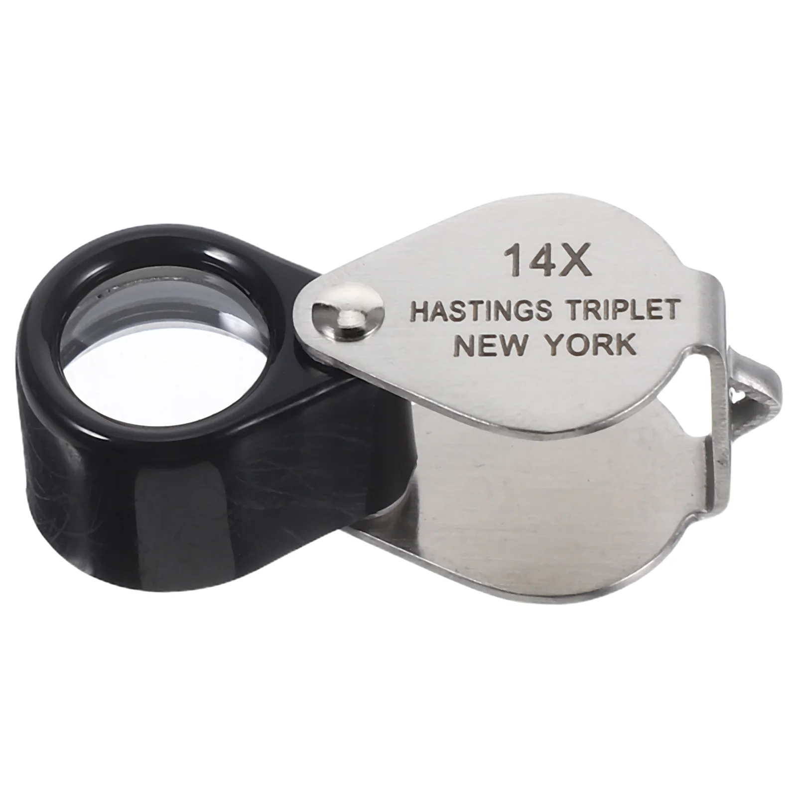 14 Times Magnifying Glass Jewelry Loupe Foldable Handheld Silver Stainless Steel 14X Illuminated Optics Pocket Size Great Gift
14 Times Magnifying Glass Jewelry Loupe Foldable Handheld Silver Stainless Steel 14X Illuminated Optics Pocket Size Great Gift